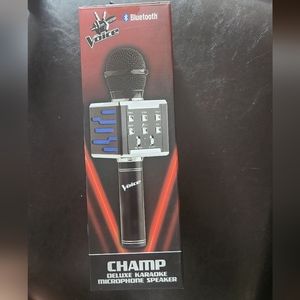 The Voice Champ Deluxe Wireless Handheld Karaoke Microphone
